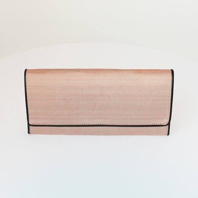 秋田八丈 長財布(蘇芳)