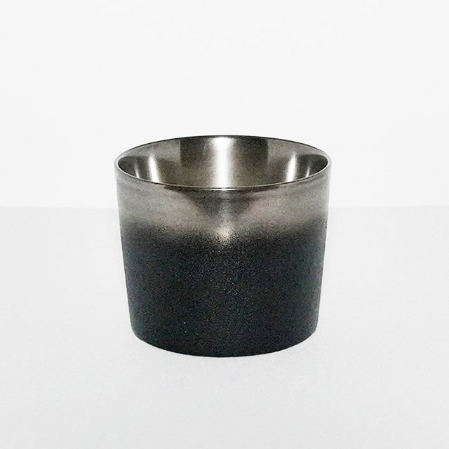 漆器 銀彩カップ(黒)