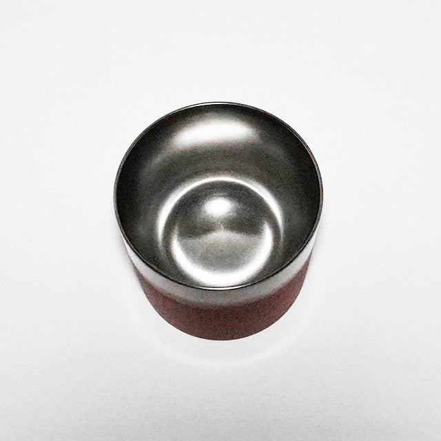 漆器 銀彩カップ(朱)