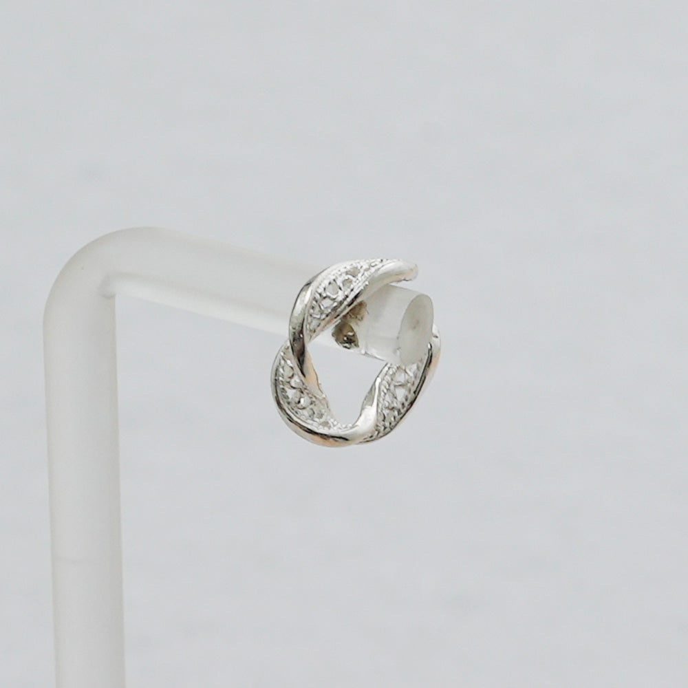 銀線細工 イヤーカフ くるり