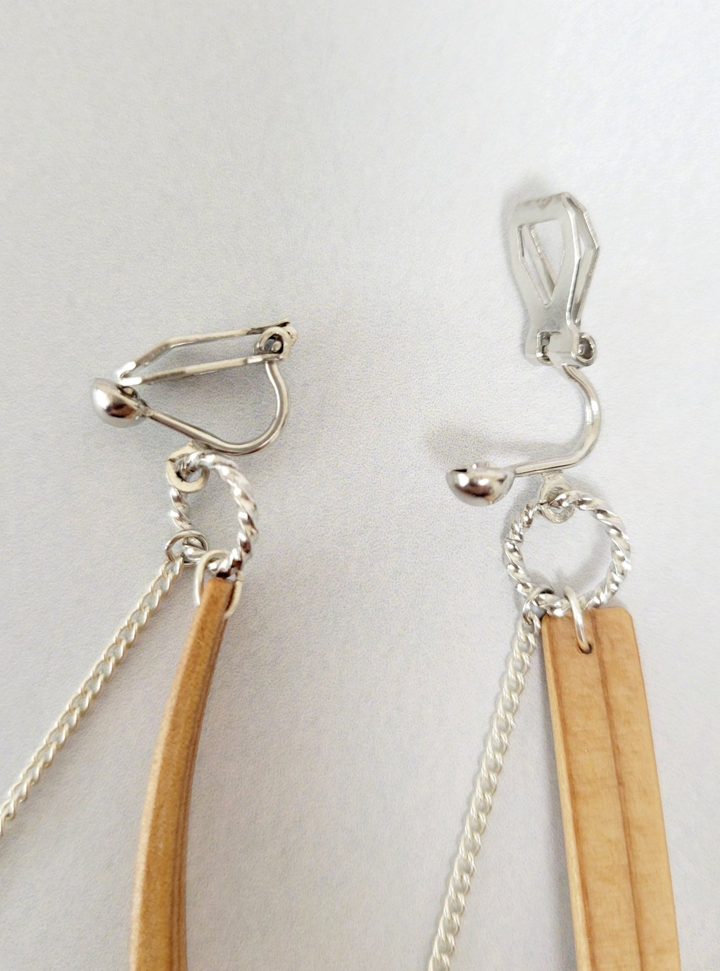 曲げわっぱ イヤリング101