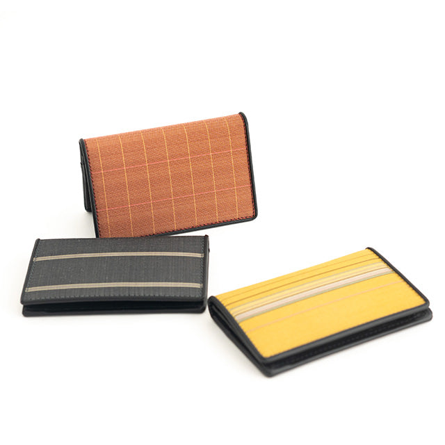 秋田八丈 カードケース(黒八)