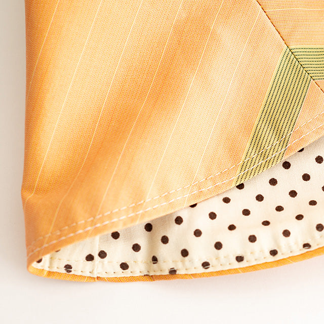 秋田八丈 帽子(黄八)