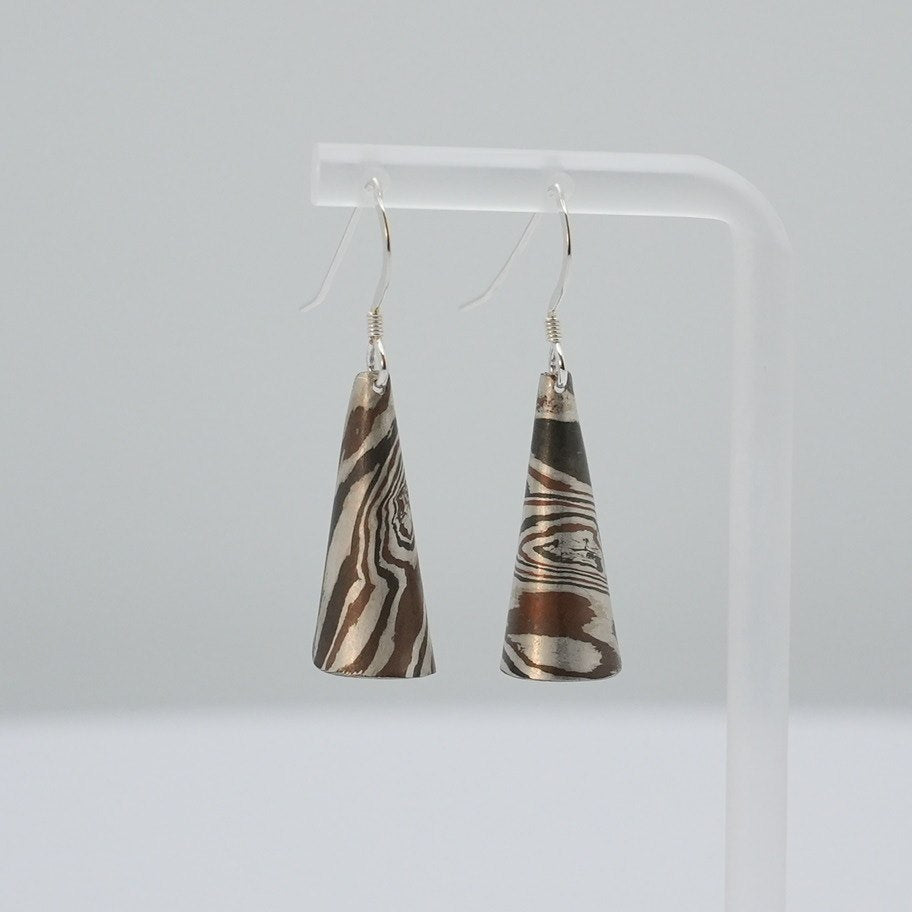 杢目銅 ピアス cornet