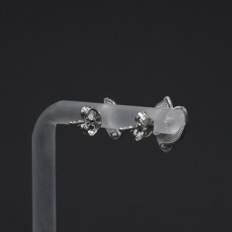 銀線細工 ピアス あきた米