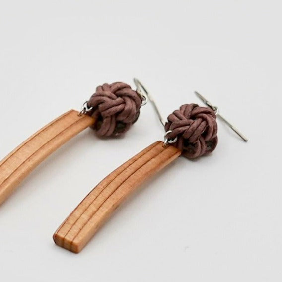 曲げわっぱ ピアス103