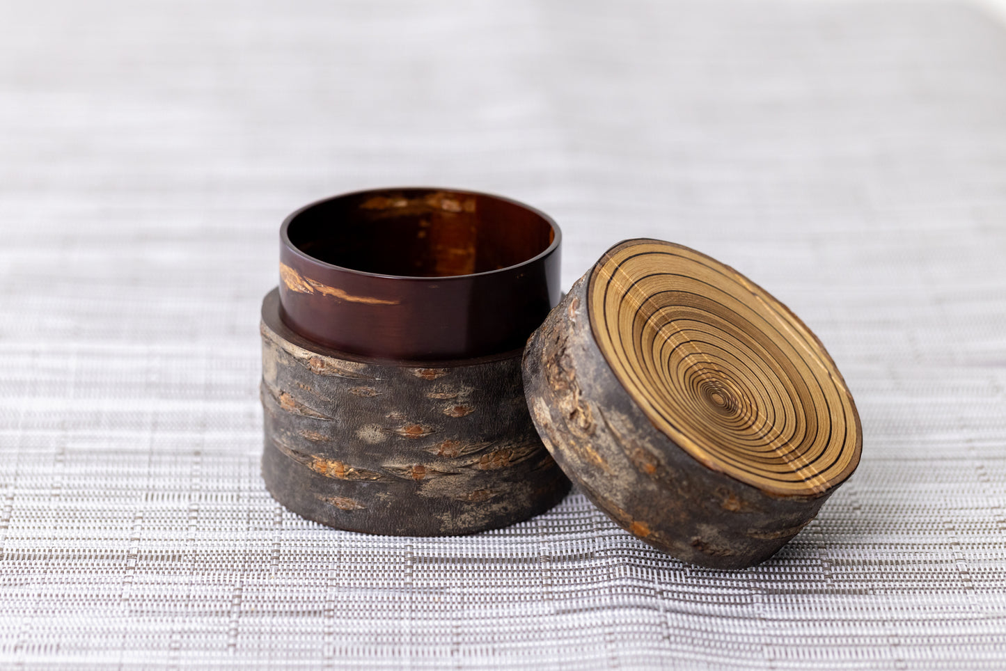 樺細工 抜樺小物入れ・きりかぶ