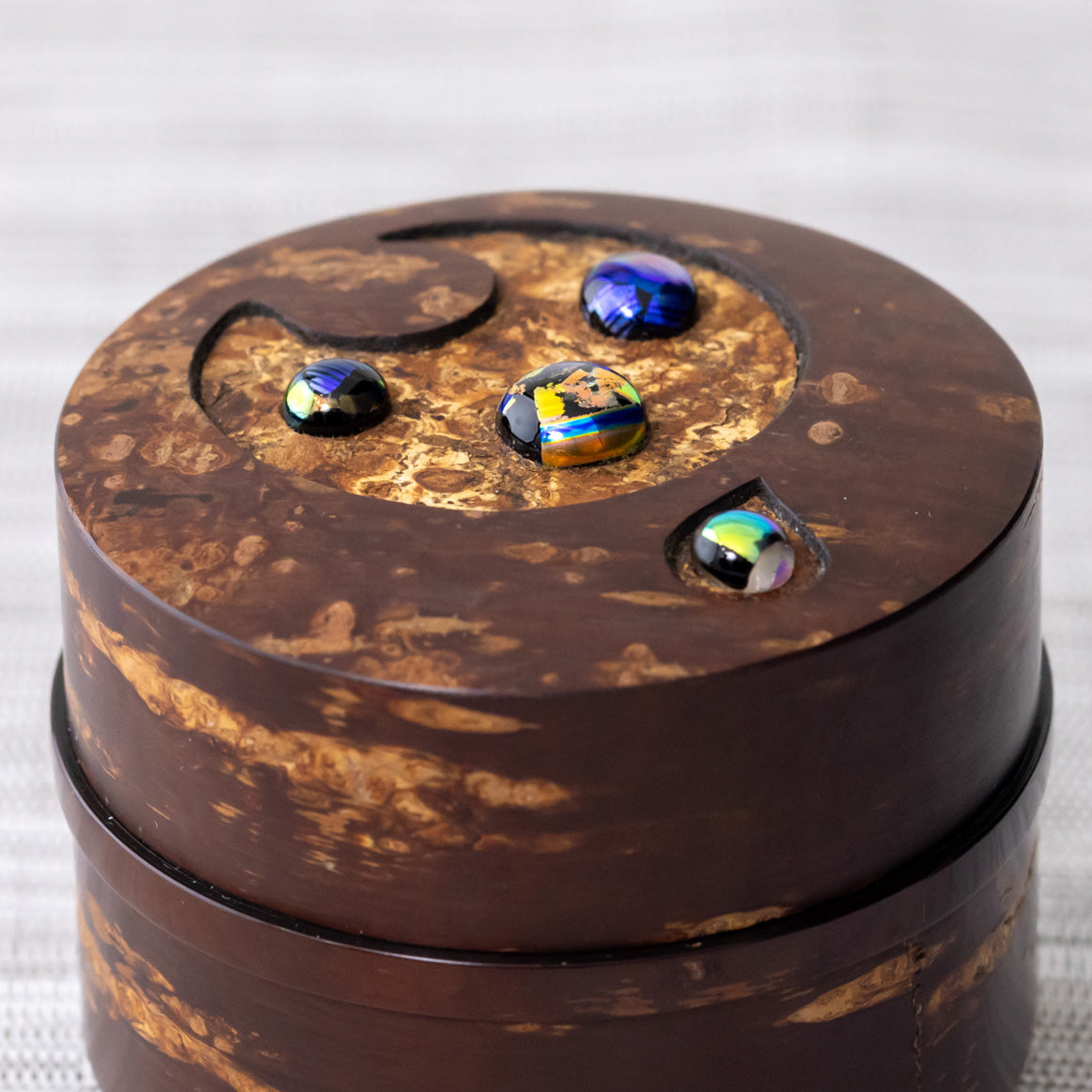 樺細工 樺小物入れ・月の雫