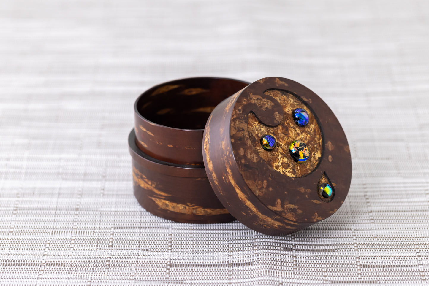 樺細工 樺小物入れ・月の雫