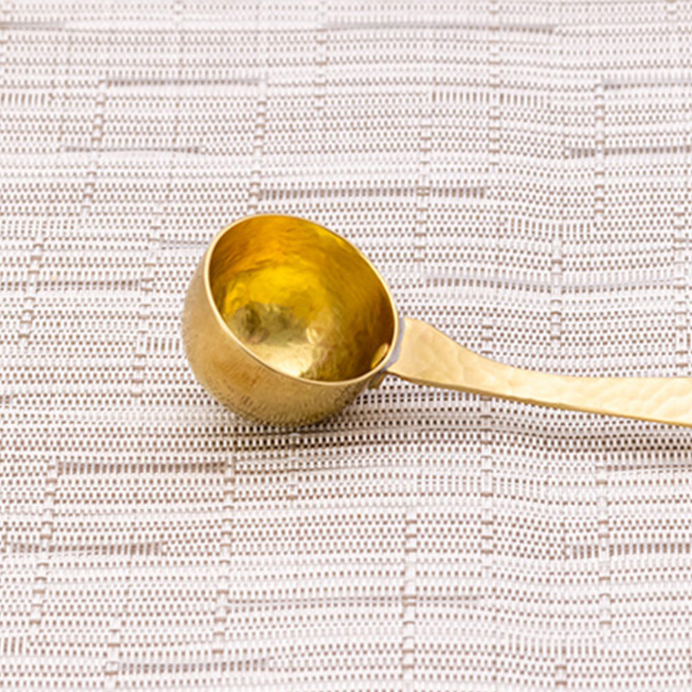 真鍮(しんちゅう)製・無塗装 コーヒースプーン