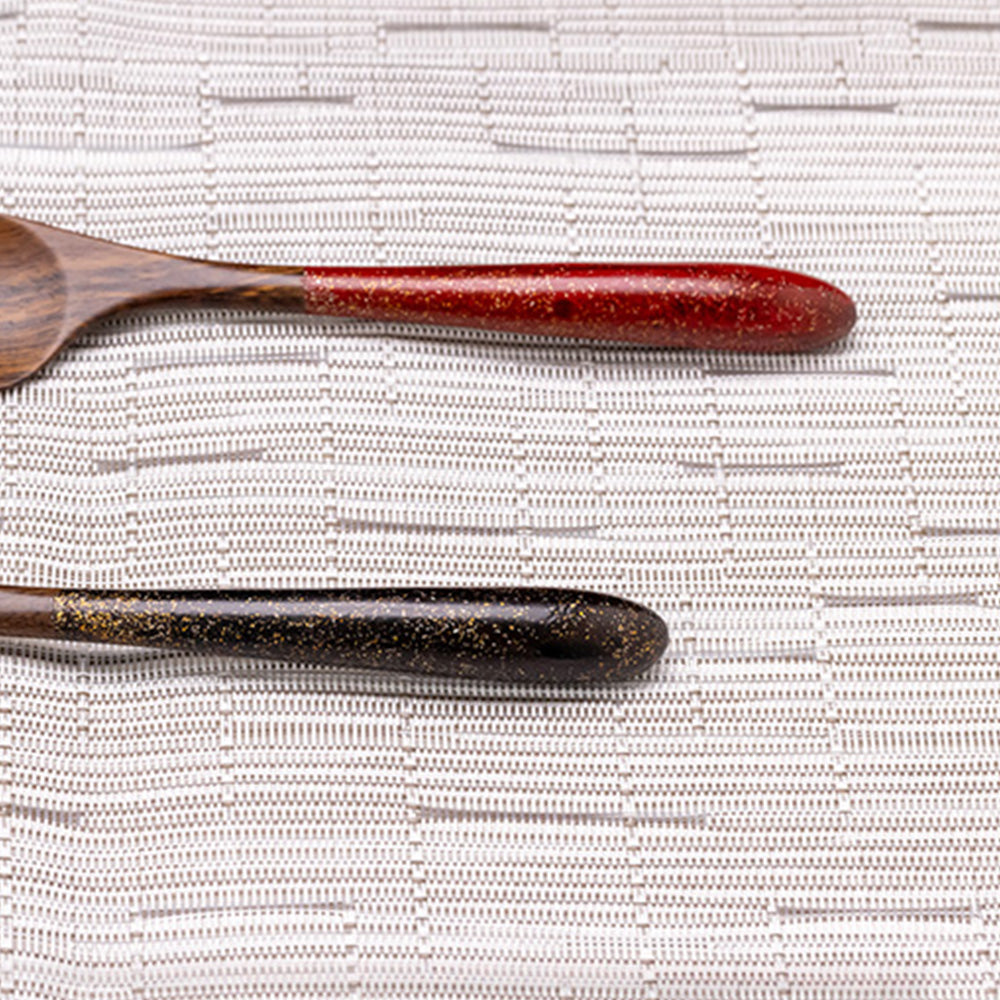 秋田塗 スプーン(中) (右利き・左利き)