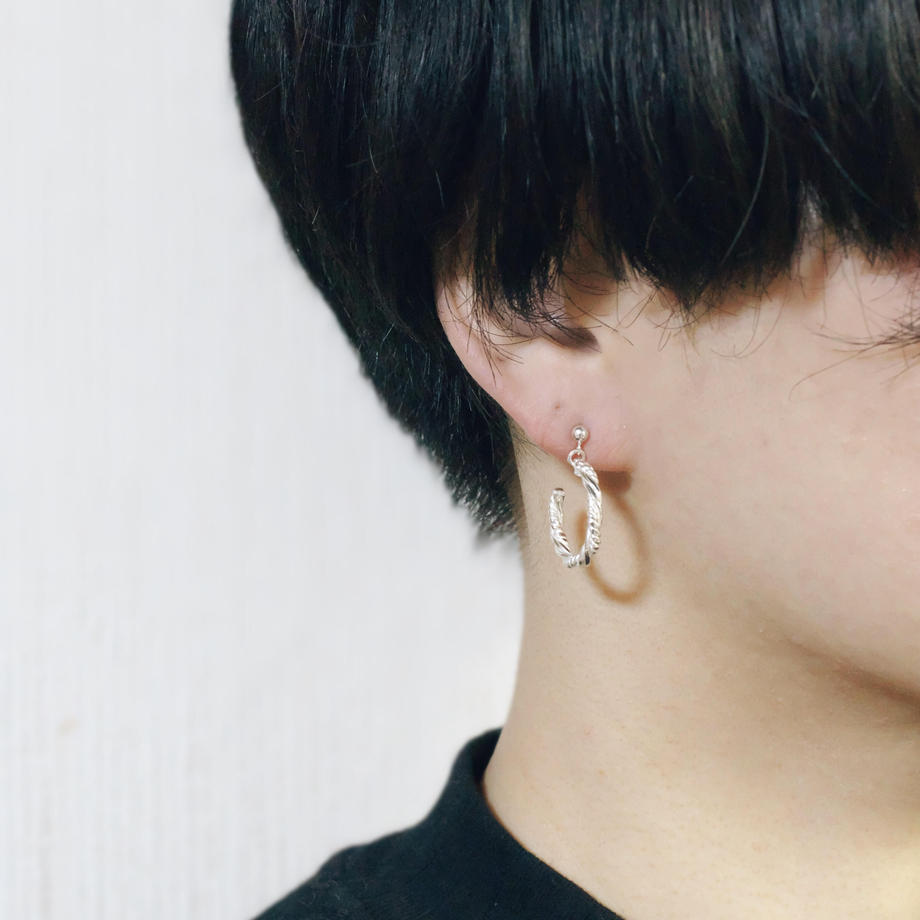 銀線細工 ピアス なぎさ