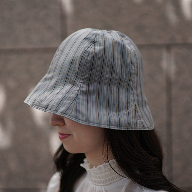 秋田八丈 帽子(黒八)