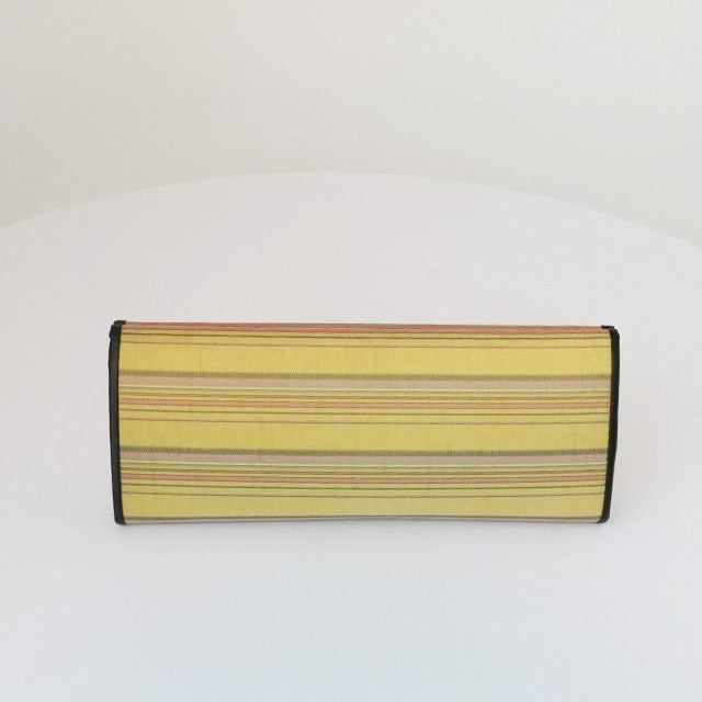 秋田八丈 めがねケース(黄八)