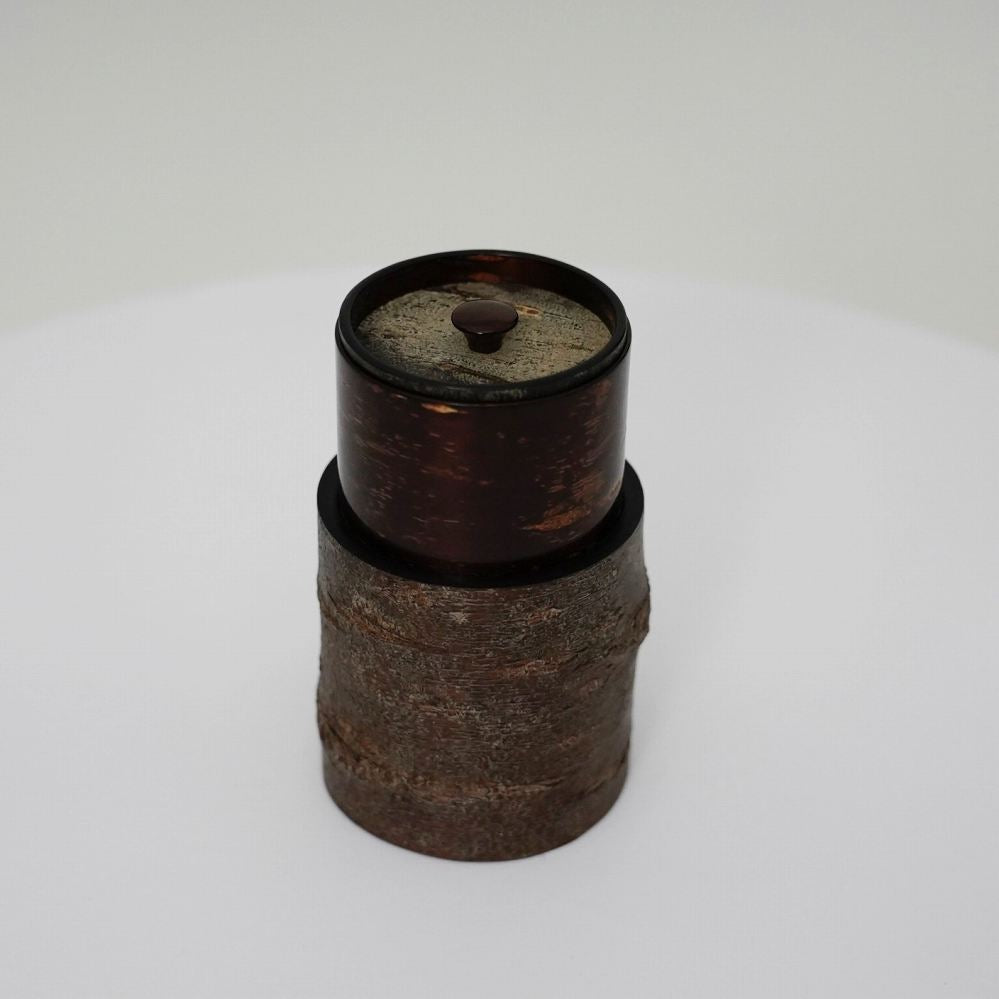 樺細工 抜樺一本茶筒