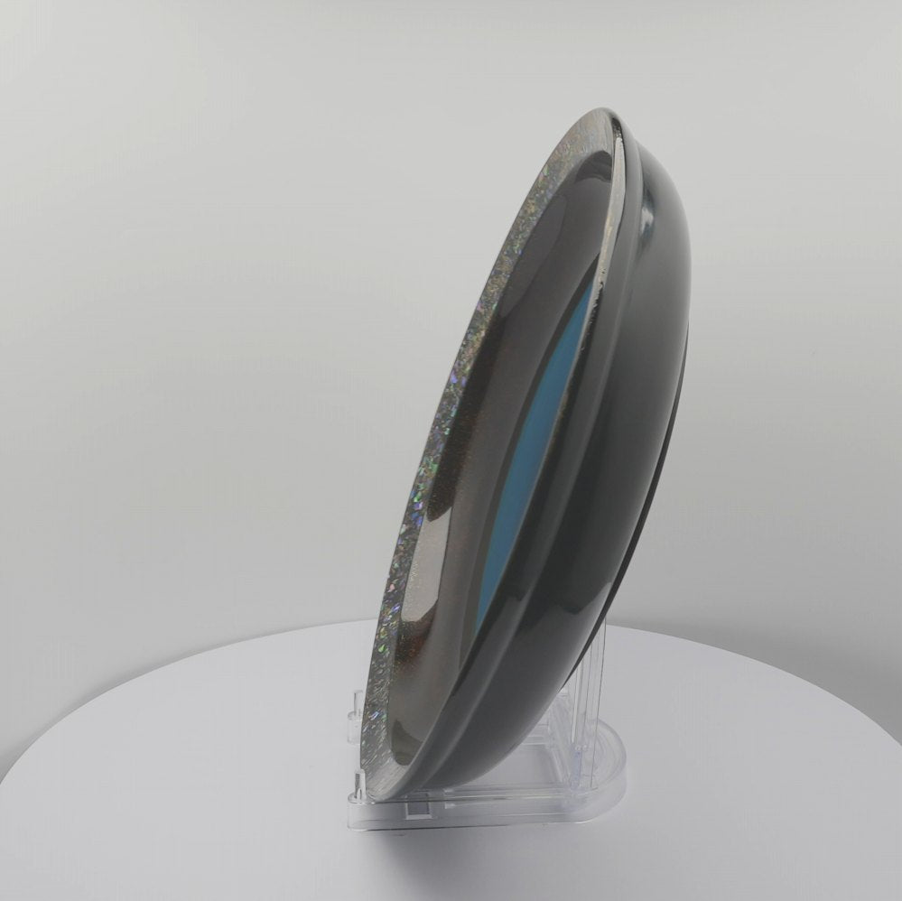 秋田塗 飾り皿 深湖