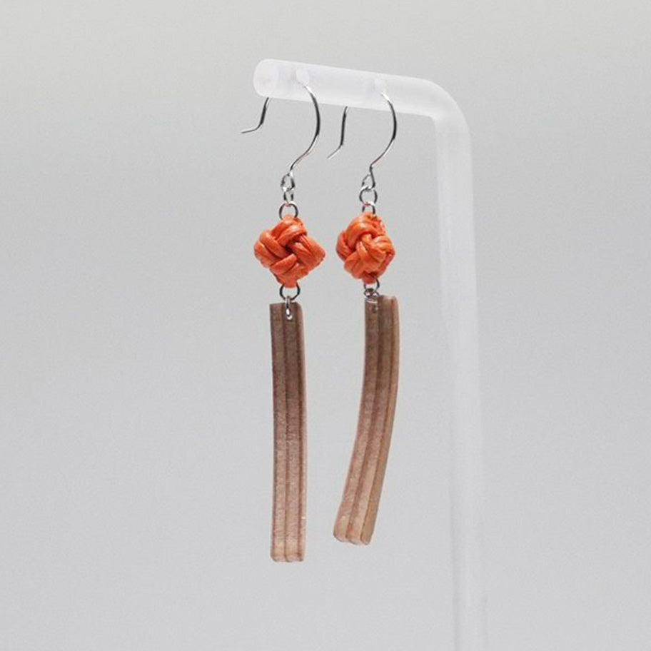 曲げわっぱ ピアス100