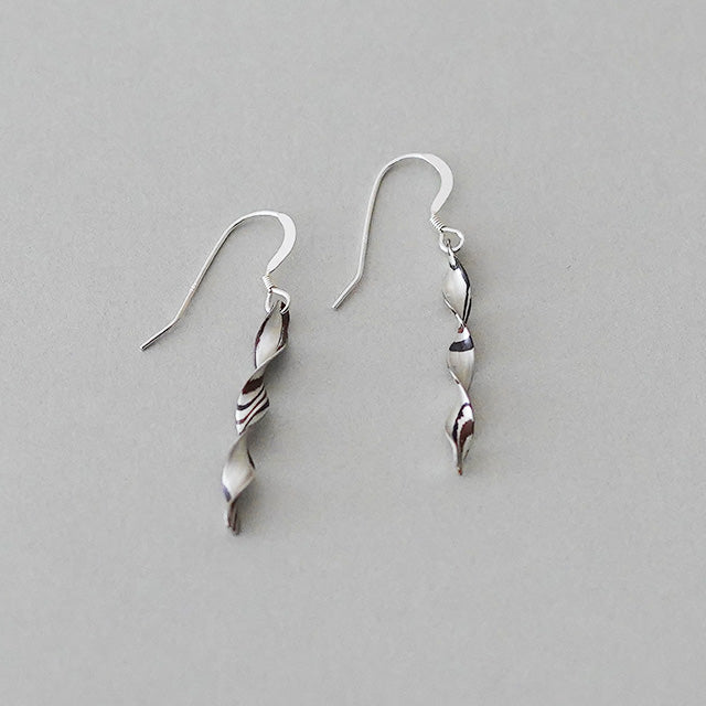 Mokumegane earrings twist02