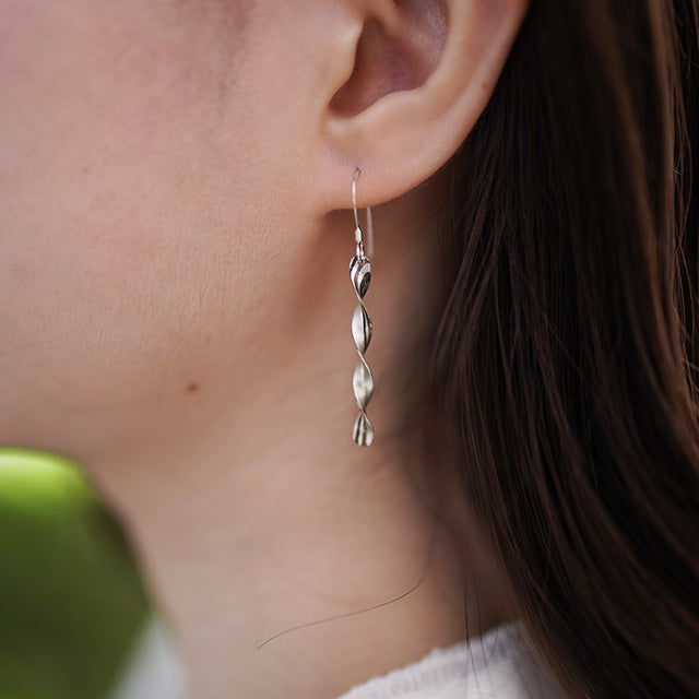 Mokumegane earrings twist02