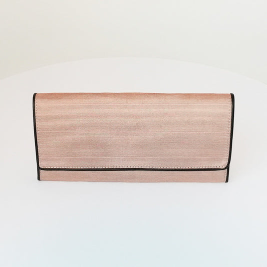 秋田八丈 長財布(蘇芳)