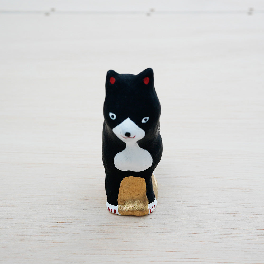 Yabase Doll Akita Dog (Black)