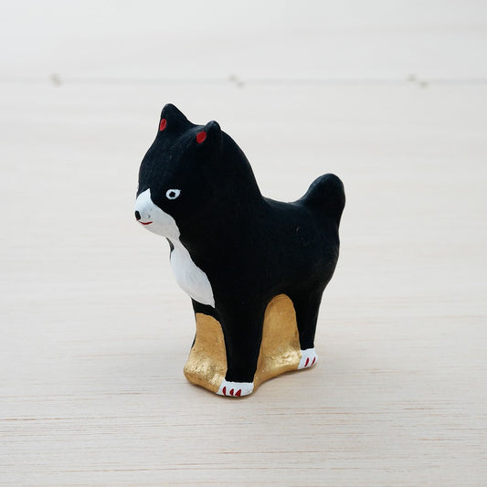 Yabase Doll Akita Dog (Black)